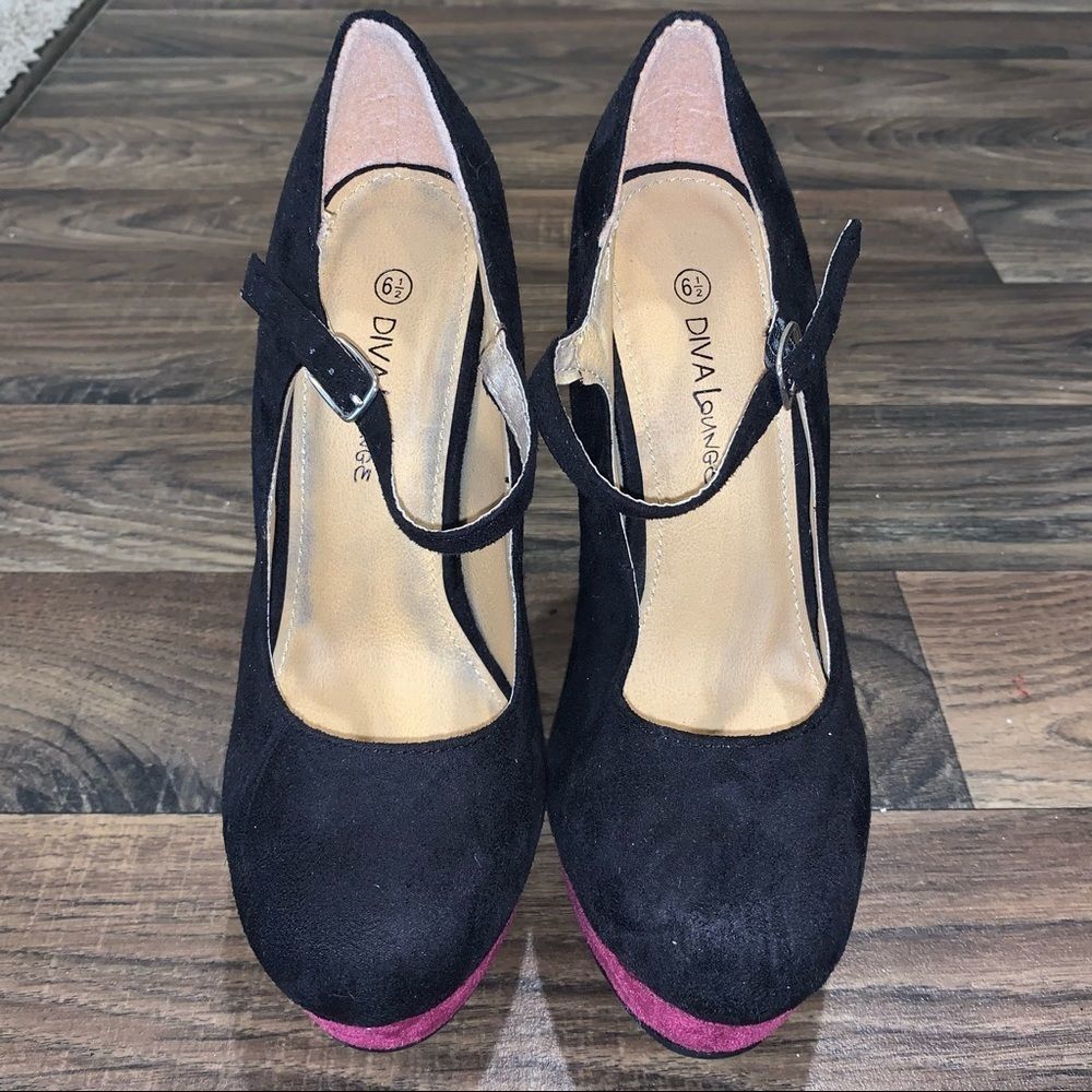 Color block heels - Picture 3 of 7